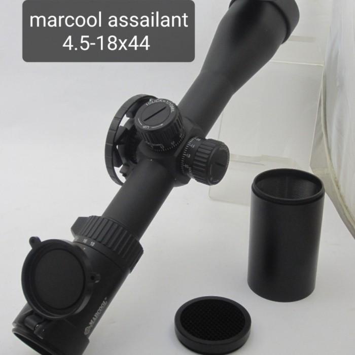 Terlaris Scope Teleskop Marcool Assailant 4.5-18X44 Sfl Antishock