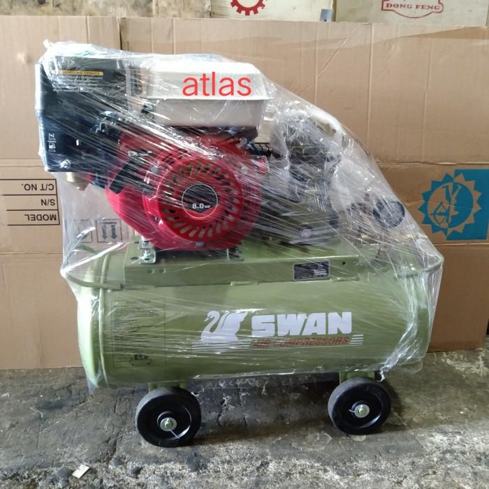 Kompr Kompresor Angin Swan 1/4Pk Penggerak Bensin Gx160