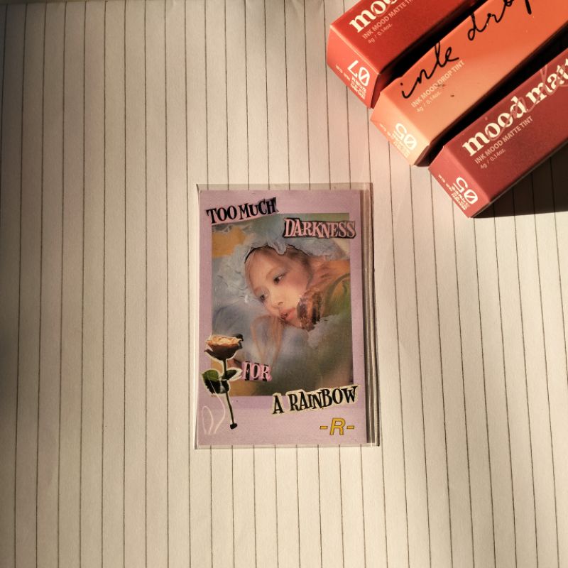 ROSE PHOTOCARD R ALBUM