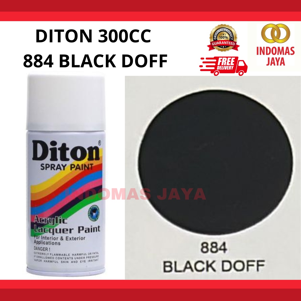 Pilox Diton 300cc Pilok Pylox Hitam Doff Black 884