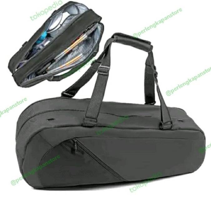 Tas Raket Tenis Yonex 2 Resleting Custem Muat Raket Tenis 3-4 Raket