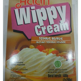 

Termurah | KI3 | wippy cream / whipping / whipped whip cream HAAN 400 gram BUBUK