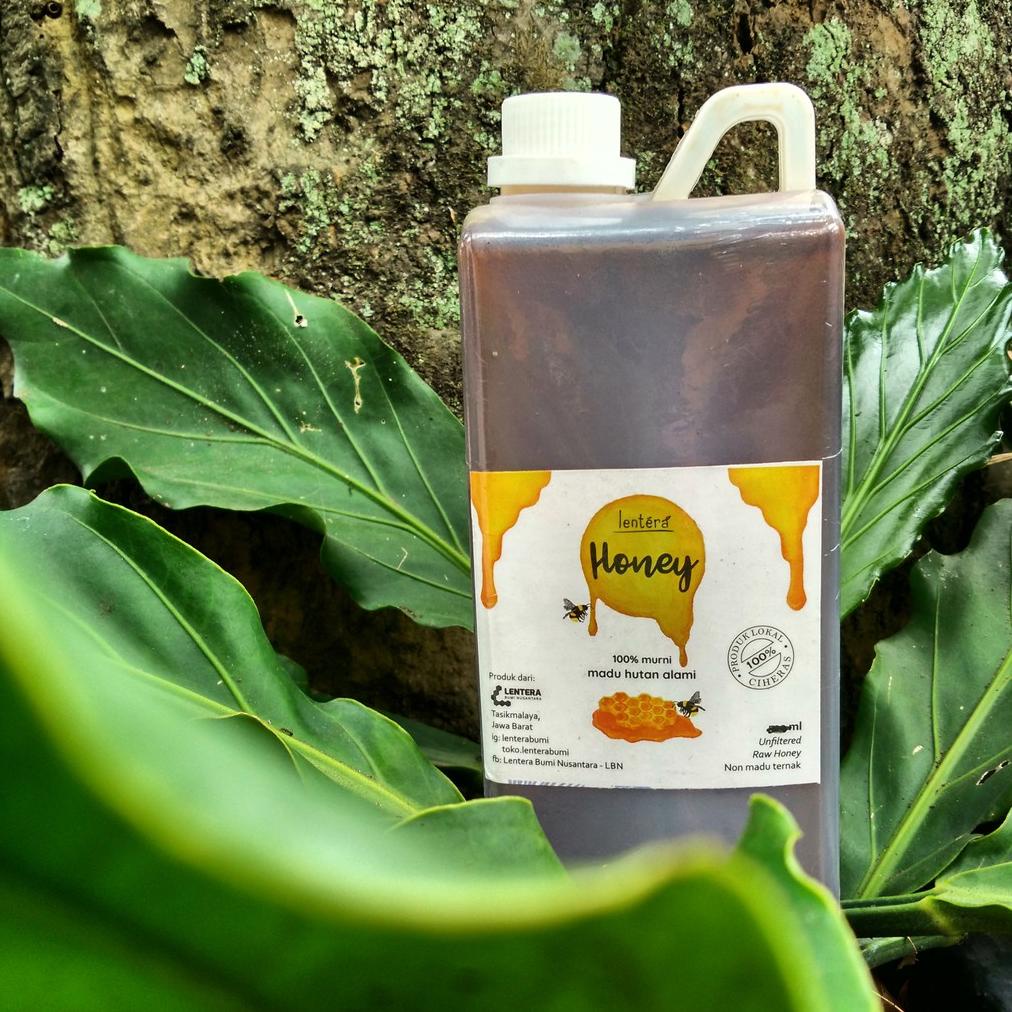 

MADU ASLI HUTAN 'LENTERA' 1 liter | Lentera Raw Forest Honey | Murni Tanpa Pemanasan Best Seller