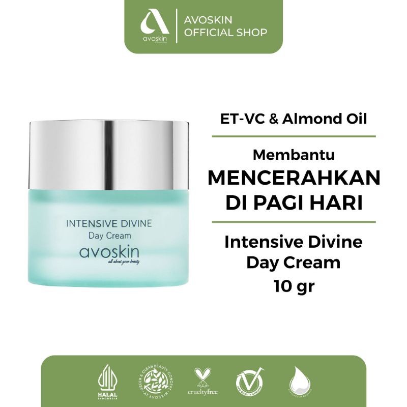 AVOSKIN Intensive Divine Day Cream - Creme Hydratante | For All Skin Type - 10 g