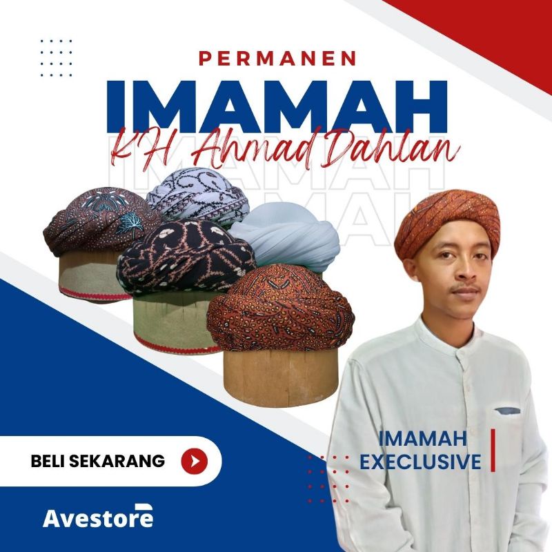 Imamah Permanen KH Ahmad Dahlan Praktis langsung pakai