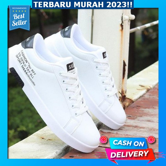 Sepatu Pria Sneakers Import Trend Gaya Casual Model Terbaru Kekinian Simple Premium Original 100% Wk