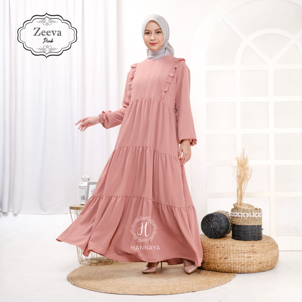 GAMIS TERBARU ZEEVA DRESS BY HANNAYA