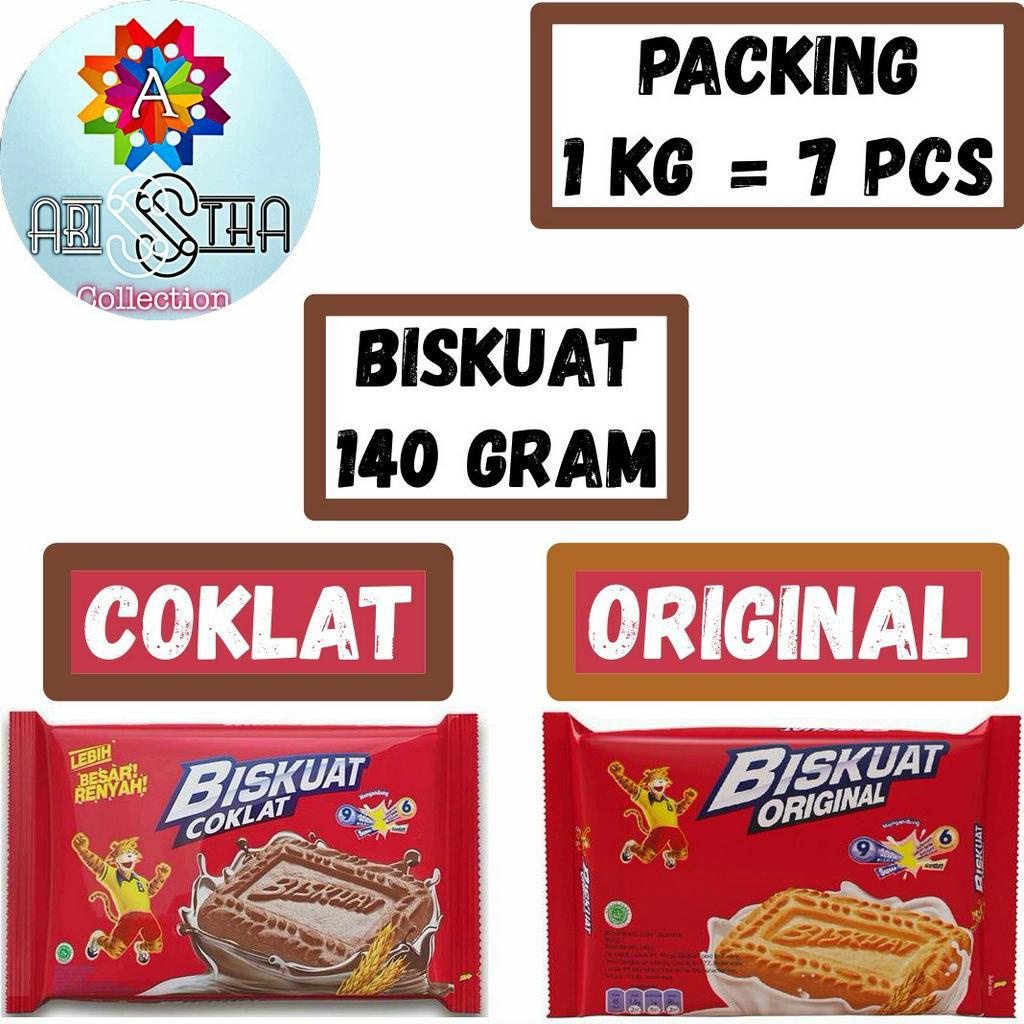 

Biskuat 140 Gram - Original - Cokelat - Biskuit Energi