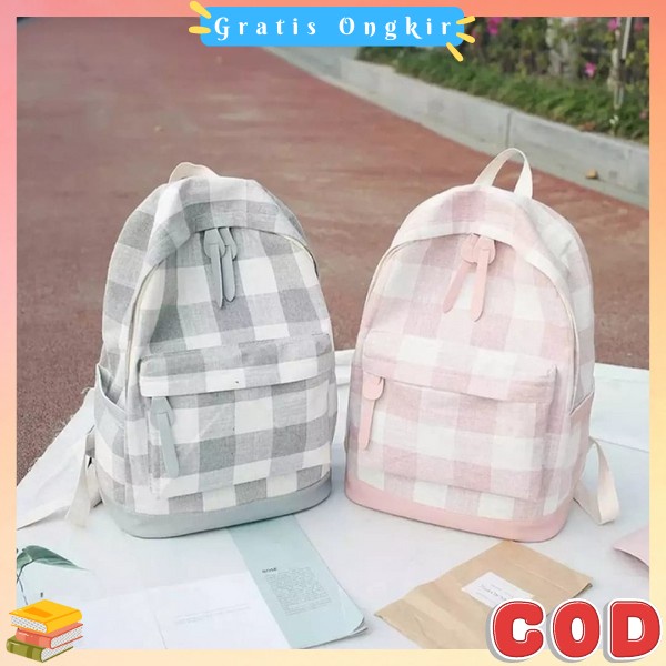 Backpack Perempuan Kekinian Rqnsel Wanita Kuliah Keren Ts Skolah Model Terbaru Ransel Cewek Kekinian