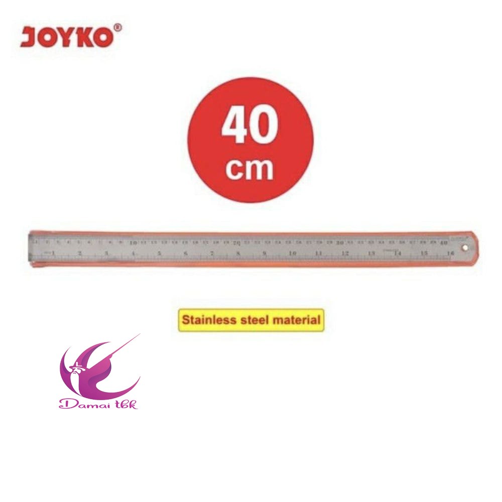 

Stainless Steel Ruler / Penggaris Besi Joyko RL-ST40 40 cm 40cm