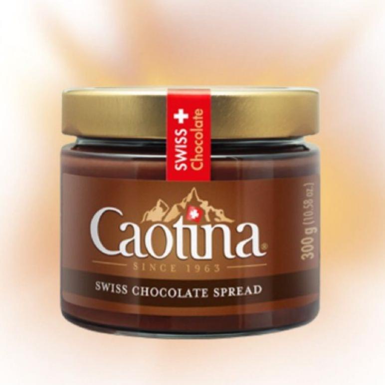 

Caotina Swiss Chocolate Spread 300g Selai Coklat Premium Caotina Jar 300 gram Selai Cokelat Toples Caotina 300gr Best Seller