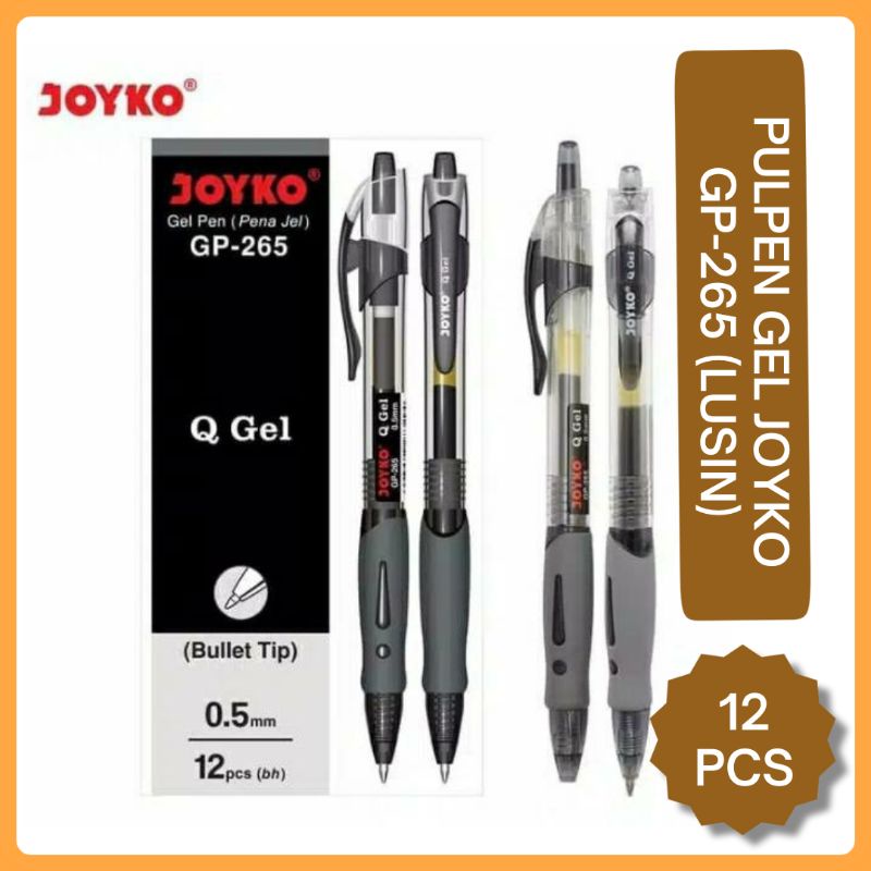 

(12 PCS) Pulpen Gel Joyko GP-265