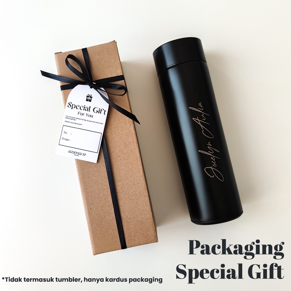 

6.6 Brand Packaging Special Gift (Tidak Termasuk Tumbler) Kotak Hampers Kado Khusus Tumbler Custom