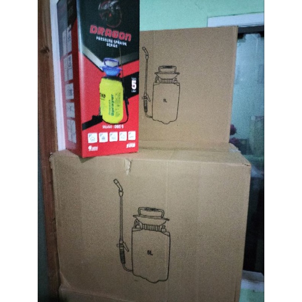 Paket 1 Dus Sprayer 5ltr isi 6 Biji Merk Dragon Sprayer Manual