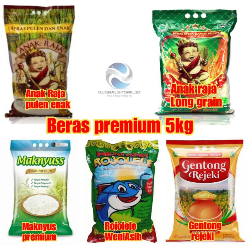 

Terkini.. Beras anak raja premium 5 kg/ beras premium gentong rejeki 5 kg/ beras rojolele weni asih 5 kg/beras maknyus premium 5kg/beras sedap wangi 5kg 88