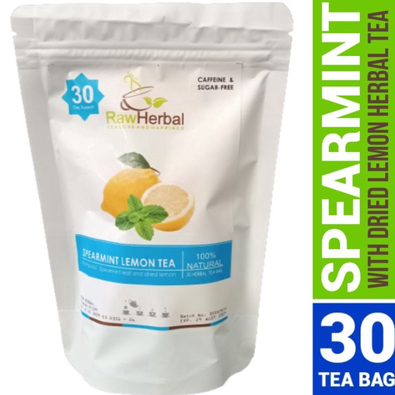 

Telah Hadir.. Spearmint Lemon Tea : Spearmint Leaf With Lemon Tea - 30 Tea Bag SHS