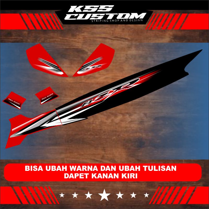 striping fiz r model 125z - striping f1zr malaysia - striping fizr variasi road race