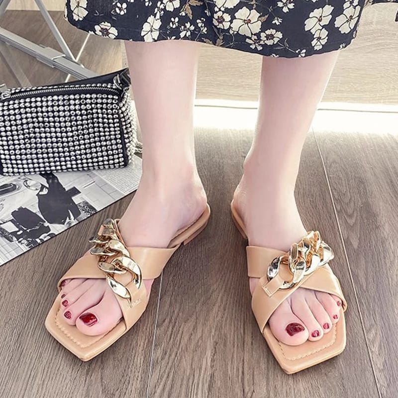 Sandal Wanita Silang Rantai VT 18