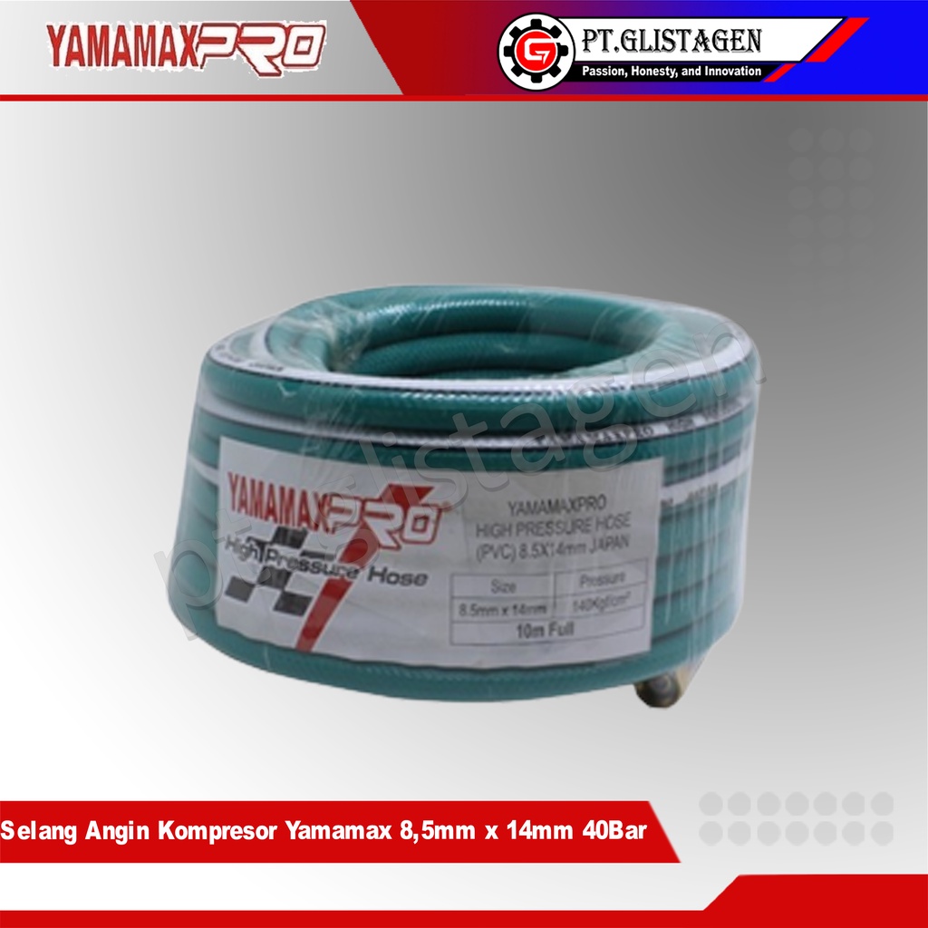 YAMAMAX Selang Angin Kompressor Kompresor 50Mtr ( 8,5mm x 14mm 40Bar )