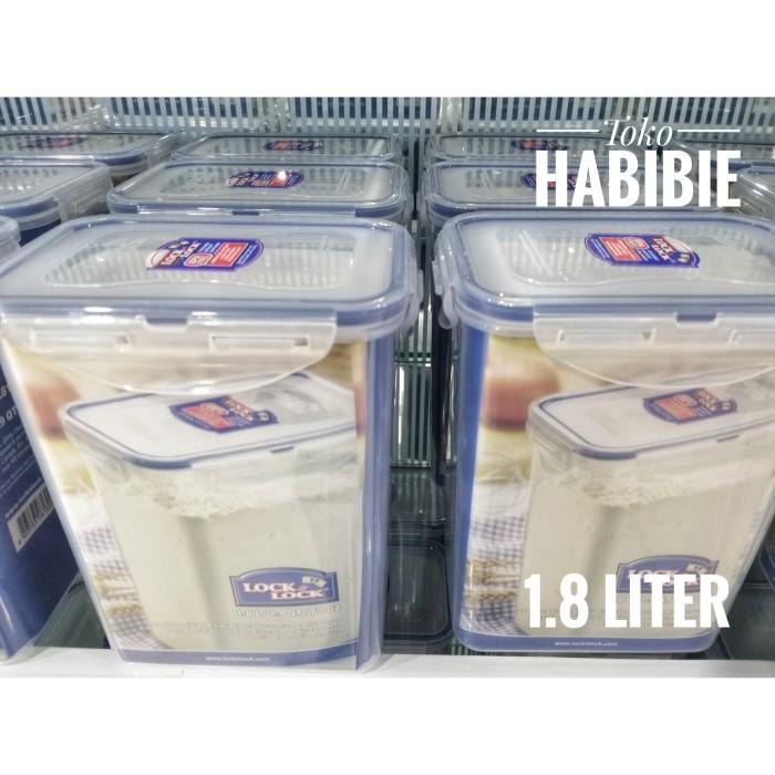 Lock N Lock Tall 1.8 L Liter Food Container Toples Kue Susu Plastik