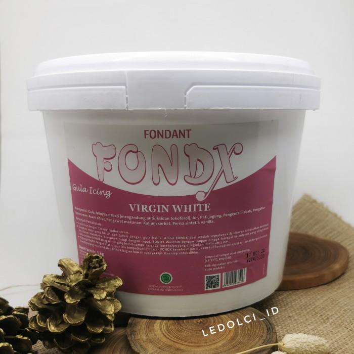

Best Seller Fondx Vanilla Fondant Vanilla Virgin White Pail Ember 1 Ember=5 Kg