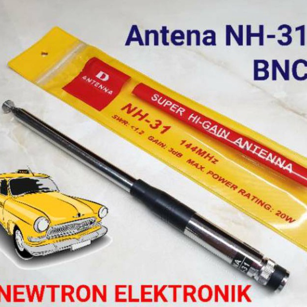 Hot Sale.. Antena NH31 Bnc Vhf Ht Icom IC V80 V8 V82 V85 V68 T70A 2N 02N T7H 2GXAT 2GXET A24 Alinco 