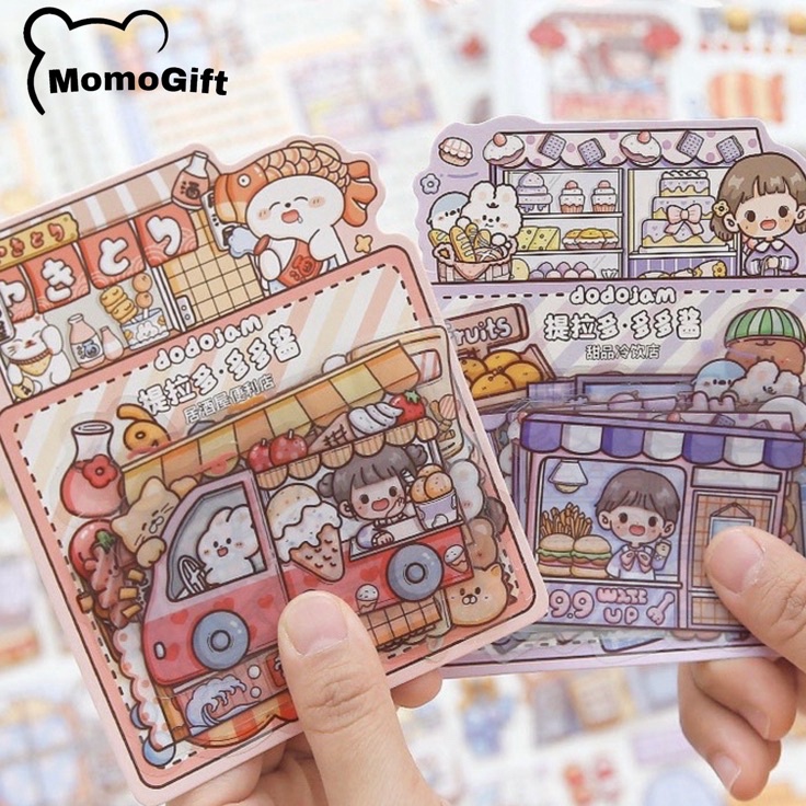 

(V44859) 40 Lembar Stiker Pack Dodojam Color Dessert TLD59