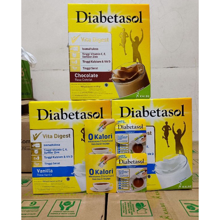 

❤[PROMO MURAH!!!]❤ Diabetasol 950 gr free diabetasol sweetener 6's
