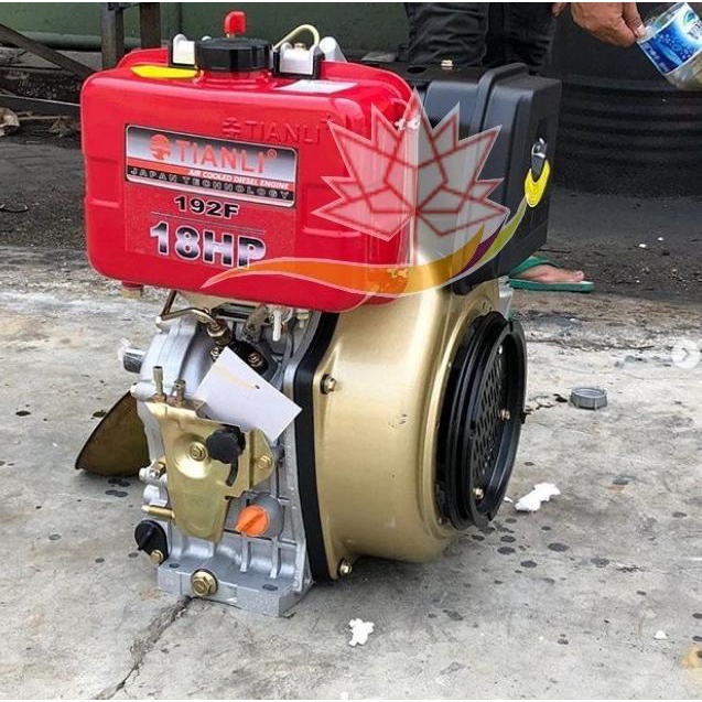 Mesin Diesel 18Hp 18Pk 192F & As Ketinting Kkk Tianli Air Cooling