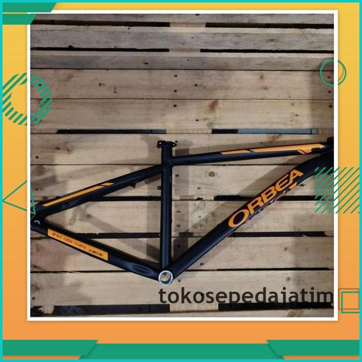 BEST BRAND FRAME SEPEDA MTB SEPEDA GUNUNG ORBEA ALMA BLACK ORANGE 26INCH 