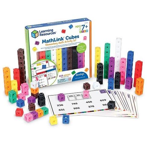 Learning Resources MathLink Cubes Elementary Math Activity Berhitung