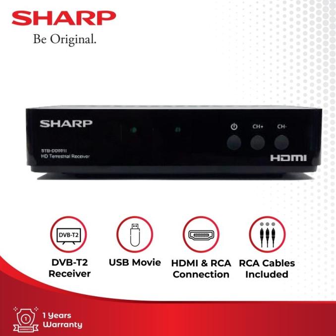 Sharp Set Top Box STB DD001i Digital TV Receiver Garansi Resmi