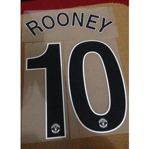 Final London Original Sporting ID Nameset Rooney 10