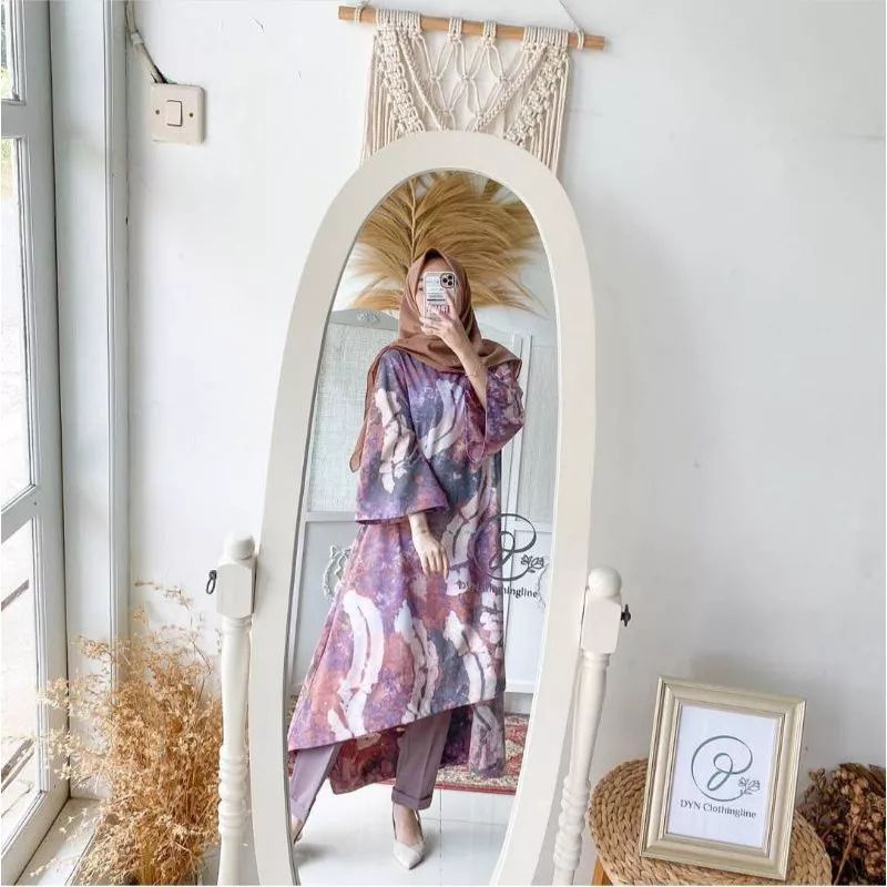 Tunik Tie Dye Jumputan Terbaru / Tunik Cotton Mikro / Tunik Silk / Tunik Tie Dye / Tunik Palembang / Tunik Murah / Atasan Wanita / Pakaian Wanita / Tunik Bestseller / Tunik Palembang / long tunik Tie Dye / Tunik