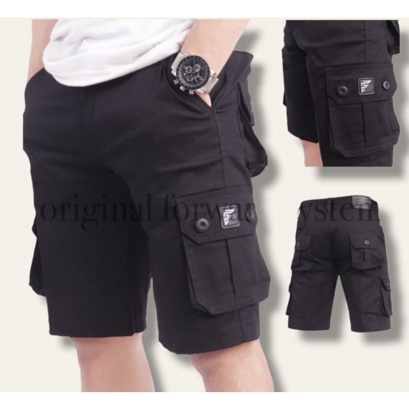 Celana Cargo Pendek Pria Polos Celana Pendek Cargo Pria Polos Size 27-38 Premium