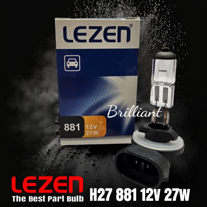 Lampu Halogen Mobil H27 - 880 / 881 - LEZEN Original