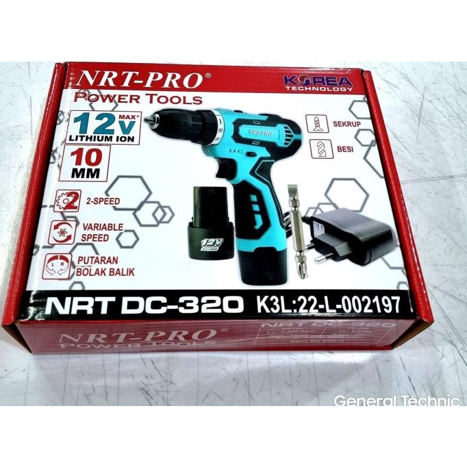 :&gt;:&gt;:&gt;:&gt;] Bor Cas NRT-Pro Cordless Drill NRT-PRO DC320 12V 10MM DC 320 NRT - Pro