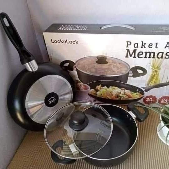 Paket Alat Memasak Lock N Lock Teflon Lock N Lock