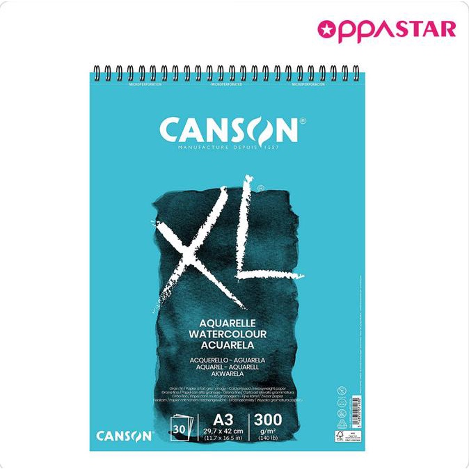 

Canson XL Aquarelle A3 30 Lembar Kertas Watercolor