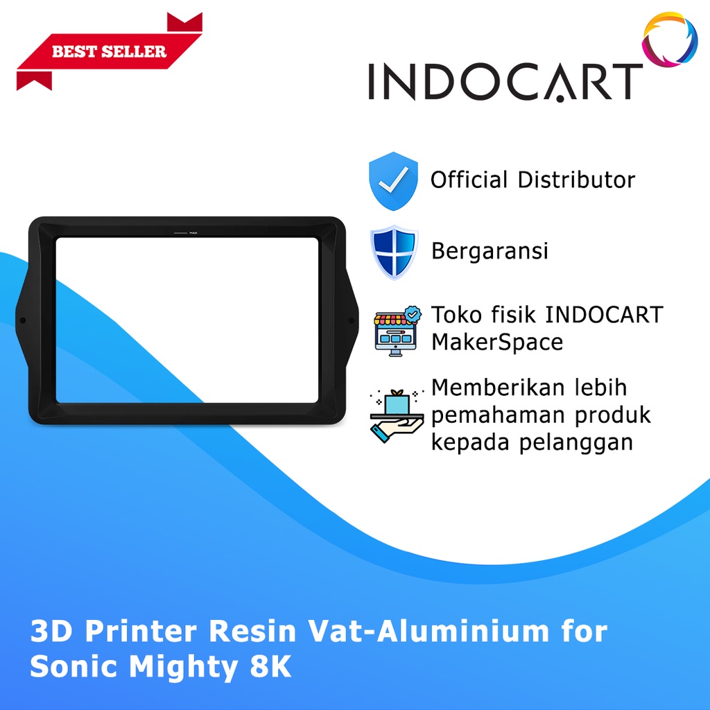 INDOCART Resin Vat 3D Printer Phrozen Sonic Mighty 8K-Alumunium