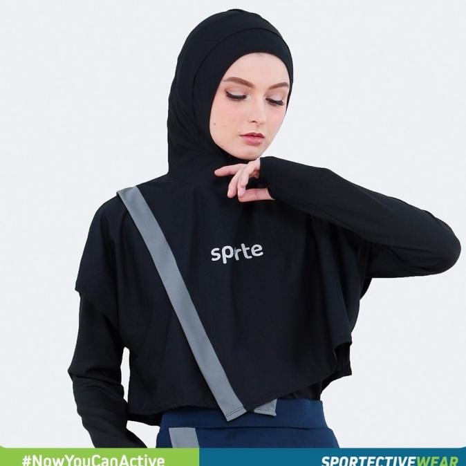 Jilbab hijab sport sporty olahraga senam sporte -pink