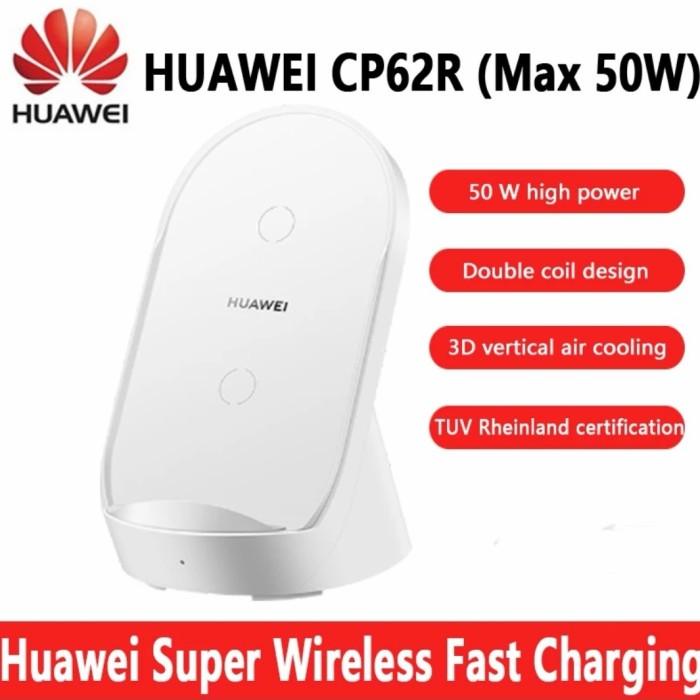 Terlaris Huawei Supercharge Wireless Charger Stand Max 50W -Cp62R