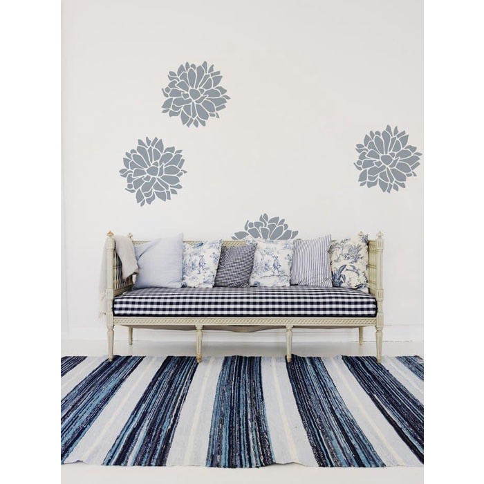 

Nubuh Stencil Dinding, Wall Stencil, Flower Stencil Motif 2