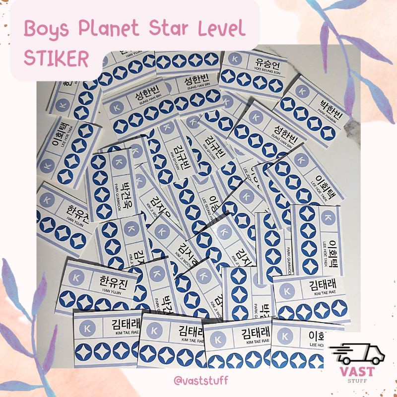 

boys planet zb1 stiker star level test