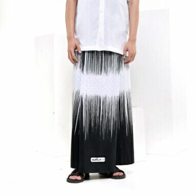 Sarung Samir Rabbani - Sarung Rabbani Palestine - Sarung Rabbani Terbaru - Sarung Rabbani Hitam Puti