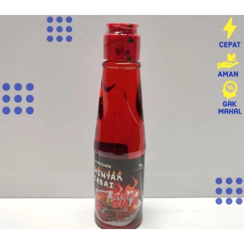 

Kondimen Minyak Cabai Pedas Gila 135ml Chilli Oil Pedas