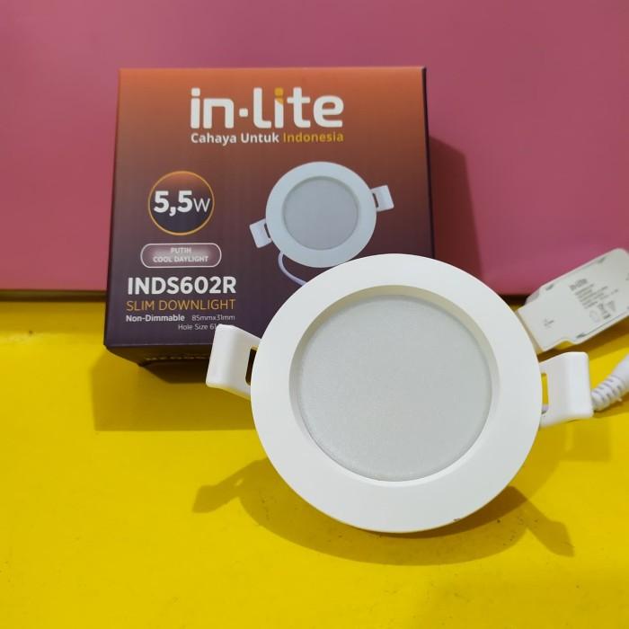 Best Seller Se Lampu Panel Downlight 5.5W Inlite Inds602