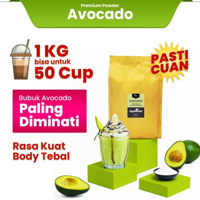 

Premium GOLD Avocado / Alpukat ( Bubuk Minuman / Bubble Drink Powder )