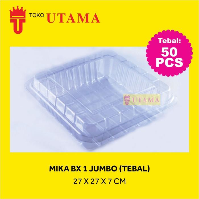 Mika Bx 1 Jumbo 27 X 27 X 7 Plastik Bening Tebal