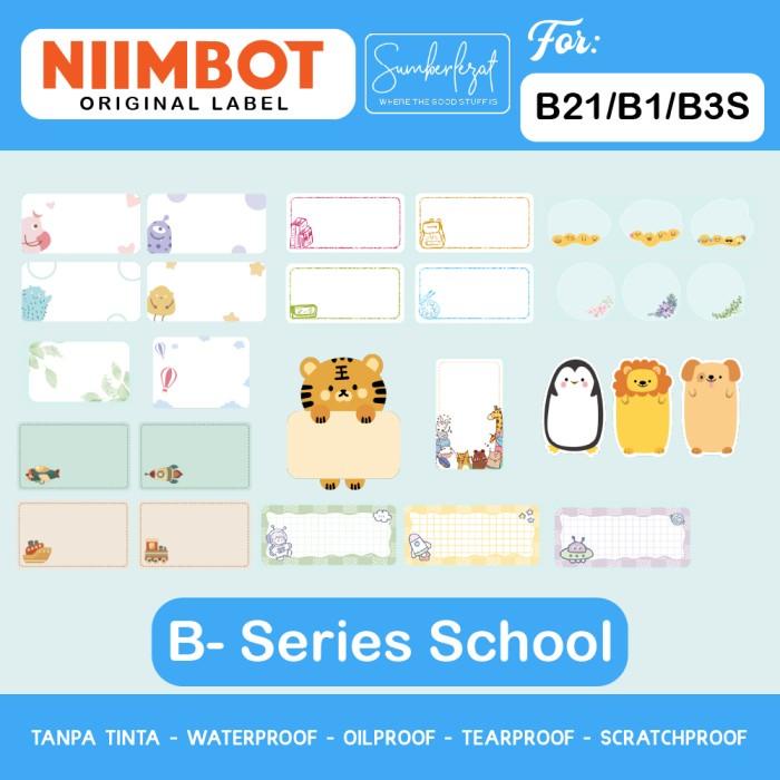 

Penjolo Kids School Stiker Label Niimbot B21 / B1 / B3S Sticker Roll Refill